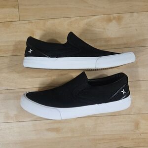 Hurley black low top slip on canvas sneakers -Arlo slip